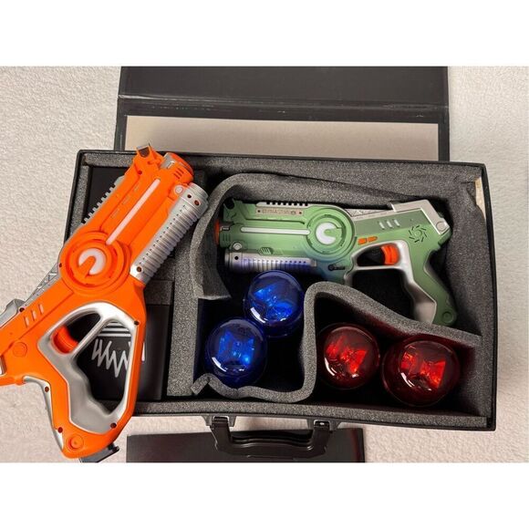 Dynasty Toys CAPTURE THE FLAG Laser Tag 2 Player Set Stealth Pack - Picture 11 of 13